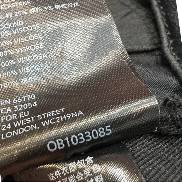 Free People We The Free Stella High-Rise Velvet Skinny Jeans Black - Picture 11 of 15